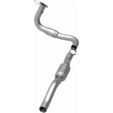Left 2001-2002 Chevrolet Silverado 2500 HD 8.1L | 2001-2002 GMC Sierra 2500 HD 8.1L HM Grade Federal / EPA Compliant Direct-Fit Catalytic Converter image 3