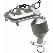 Front 2002-2003 Lexus ES300 3.0L | 2002-2003 Toyota Camry 3.0L California Grade CARB Compliant Direct-Fit Manifold Catalytic Converter image 2