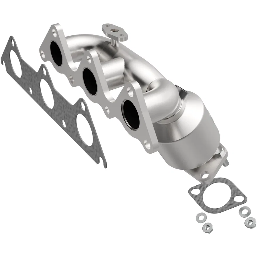 Rear 1995-2000 Chrysler Sebring 2.5L | 1995-2000 Dodge Avenger 2.5L HM Grade Federal / EPA Compliant Direct-Fit Manifold Catalytic Converter