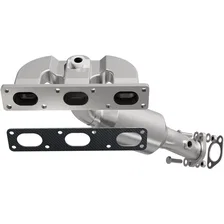 Rear 2003-2006 BMW 325Ci 2.5L | 2003-2005 BMW 325i 2.5L California Grade CARB Compliant Direct-Fit Manifold Catalytic Converter image 1