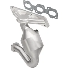 Front 2001-2002 Mercury Cougar 2.5L California Grade CARB Compliant Direct-Fit Manifold Catalytic Converter image 1
