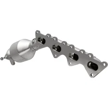 Left 2011 Hyundai Equus 4.6L | 2009-2012 Hyundai Genesis 4.6L California Grade CARB Compliant Direct-Fit Manifold Catalytic Converter image 1