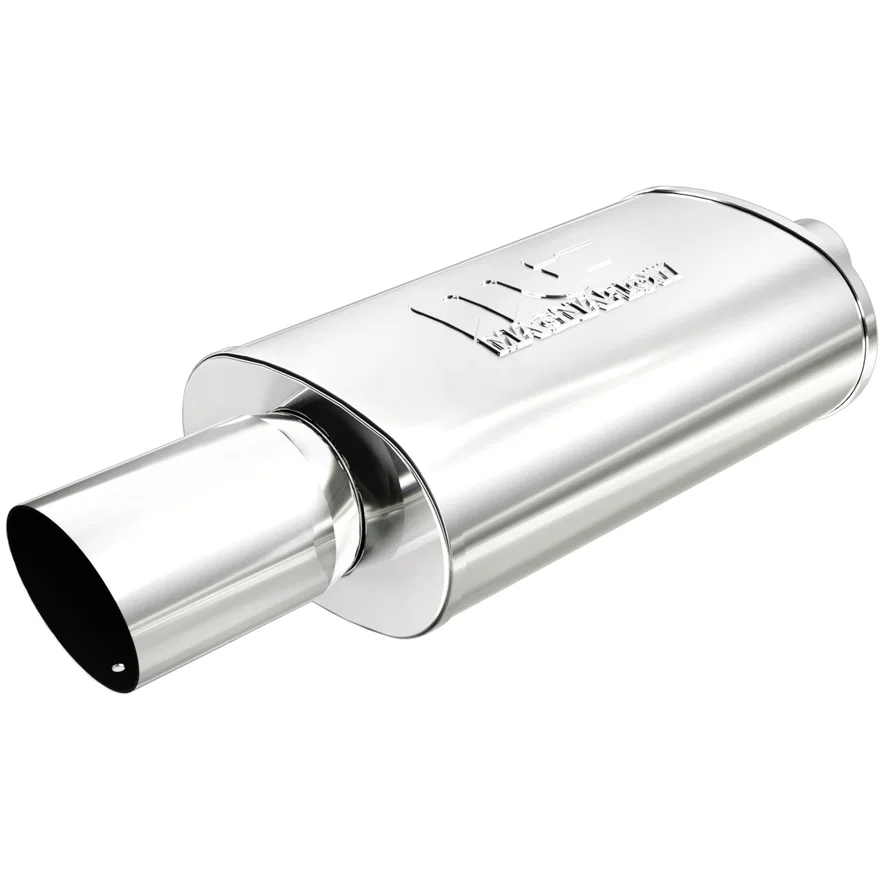 Street 5 X 8in. Oval Straight-Through Performance Exhaust Muffler