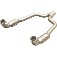 Front 1986-1991 Chevrolet Corvette 5.7L California Grade CARB Compliant Direct-Fit Catalytic Converter image 1