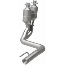 Front 2001-2004 Jeep Grand Cherokee 4.0L California Grade CARB Compliant Direct-Fit Catalytic Converter image 3