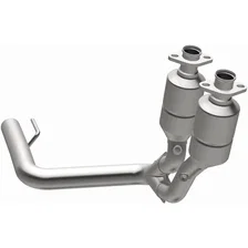 Front 2001-2004 Jeep Grand Cherokee 4.0L California Grade CARB Compliant Direct-Fit Catalytic Converter image 2