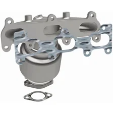 Front HM Grade Federal / EPA Compliant Direct-Fit Manifold Catalytic Converter image 4