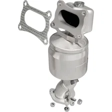 Rear 2009-2014 Acura TL 3.7L OEM Grade Federal / EPA Compliant Direct-Fit Manifold Catalytic Converter image 1