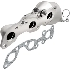 Front Right 2001-2002 Nissan Frontier 3.3L California Grade CARB Compliant Direct-Fit Manifold Catalytic Converter image 1