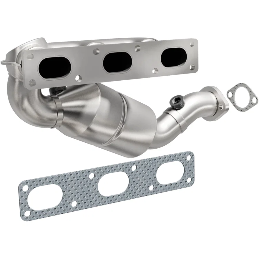 Rear 1999-2000 BMW 528i 2.8L HM Grade Federal / EPA Compliant Direct-Fit Manifold Catalytic Converter