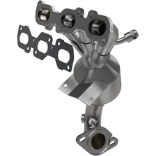 Rear OEM Grade Federal / EPA Compliant Direct-Fit Manifold Catalytic Converter image 1