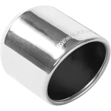 4in. Round Polished Exhaust Tip image 1