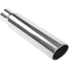 5in. Round Polished Exhaust Tip image 1