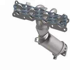 Front 2006 Kia Optima 2.4L California Grade CARB Compliant Direct-Fit Manifold Catalytic Converter image 4