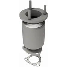 Front 1987-1989 Mazda B2200 2.2L Standard Grade Federal / EPA Compliant Direct-Fit Catalytic Converter image 3