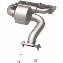Rear 2004-2005 Ford Taurus 3.0L | 2004-2005 Mercury Sable 3.0L California Grade CARB Compliant Direct-Fit Manifold Catalytic Converter image 3