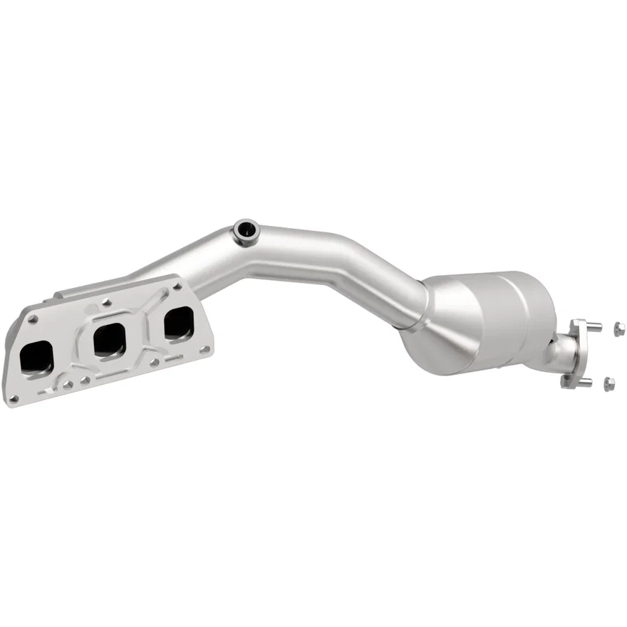 Rear Right 2005-2009 Audi A8 Quattro 6.0L OEM Grade Federal / EPA Compliant Direct-Fit Manifold Catalytic Converter