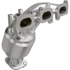 Rear OEM Grade Federal / EPA Compliant Direct-Fit Manifold Catalytic Converter image 1