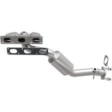 Front 2003 BMW 325Ci 2.5L | 2003-2005 BMW 325i 2.5L California Grade CARB Compliant Direct-Fit Manifold Catalytic Converter image 1