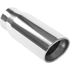 5in. Round Polished Exhaust Tip image 1