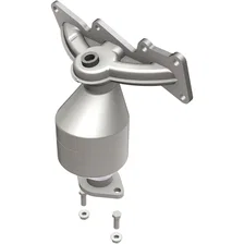 Front OEM Grade Federal / EPA Compliant Direct-Fit Manifold Catalytic Converter image 1