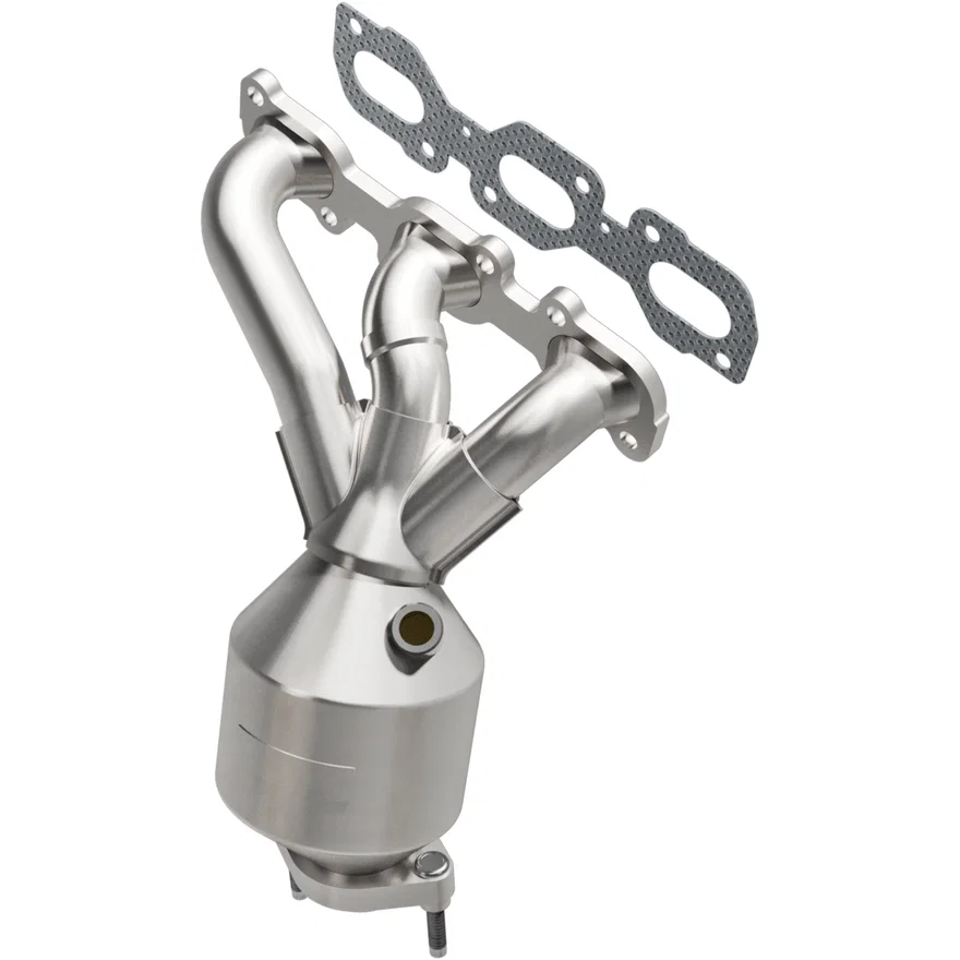 Front OEM Grade Federal / EPA Compliant Direct-Fit Manifold Catalytic Converter