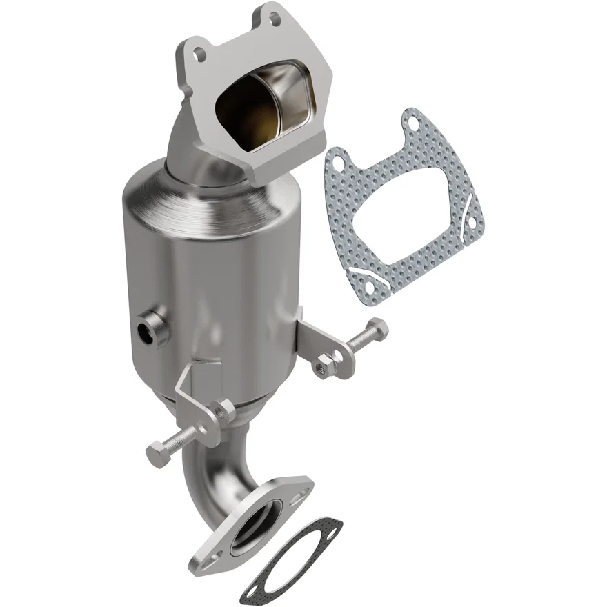 Left California Grade CARB Compliant Direct-Fit Manifold Catalytic Converter for Ram