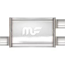 5 X 8in. Oval Straight-Through Performance Exhaust Muffler image 1