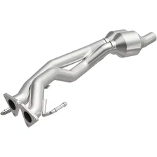Rear 2007-2009 Audi Q7 3.6L | 2007-2009 Volkswagen Touareg 3.6L California Grade CARB Compliant Direct-Fit Catalytic Converter image 1