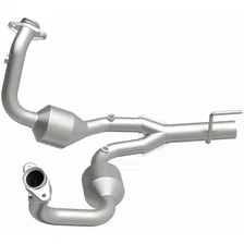Front 2002-2004 Jeep Grand Cherokee 4.7L California Grade CARB Compliant Direct-Fit Catalytic Converter image 4