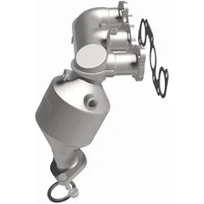 Front 2002-2003 Lexus ES300 3.0L | 2002-2003 Toyota Camry 3.0L California Grade CARB Compliant Direct-Fit Manifold Catalytic Converter image 4