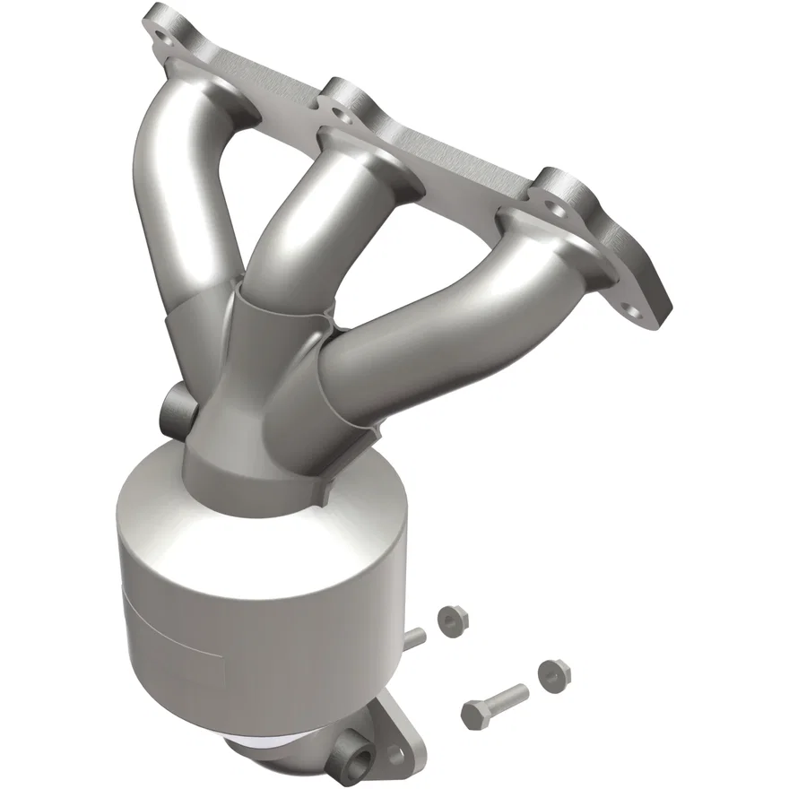 Front 2007-2008 Hyundai Tiburon 2.7L OEM Grade Federal / EPA Compliant Direct-Fit Manifold Catalytic Converter