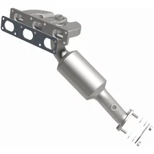 Rear 2003 BMW 325Ci 2.5L | 2003-2005 BMW 325i 2.5L California Grade CARB Compliant Direct-Fit Manifold Catalytic Converter image 4