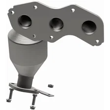 Front California Grade CARB Compliant Direct-Fit Manifold Catalytic Converter image 3