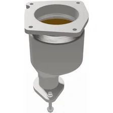 Rear 2001-2006 Chrysler Sebring 2.7L | 2001-2006 Dodge Stratus 2.7L OEM Grade Federal / EPA Compliant Direct-Fit Catalytic Converter image 4