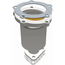 Front 2000-2002 Mazda 626 2.0L OEM Grade Federal / EPA Compliant Direct-Fit Catalytic Converter image 2