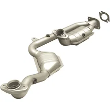 Front Left 1996-2000 Lincoln Continental 4.6L California Grade CARB Compliant Direct-Fit Catalytic Converter image 1