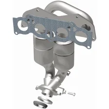 Front 2001-2003 Toyota RAV4 2.0L California Grade CARB Compliant Direct-Fit Manifold Catalytic Converter image 3