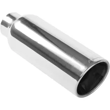 4in. Round Polished Exhaust Tip image 1