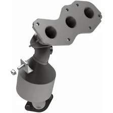 Front 2008-2013 Toyota Highlander 3.5L | 2007-2011 Toyota Sienna 3.5L OEM Grade Federal / EPA Compliant Direct-Fit Manifold Catalytic Converter image 2