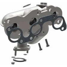 Rear 2002-2003 Lexus ES300 3.0L | 2002-2006 Toyota Camry 3.0L OEM Grade Federal / EPA Compliant Direct-Fit Manifold Catalytic Converter image 2