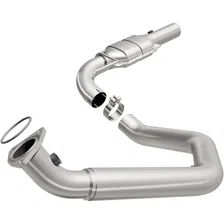 Left HM Grade Federal / EPA Compliant Direct-Fit Catalytic Converter image 1