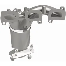 Front OEM Grade Federal / EPA Compliant Direct-Fit Manifold Catalytic Converter image 4