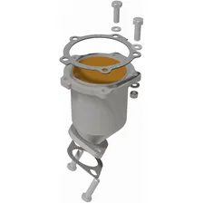 2003-2006 Hyundai Santa Fe 3.5L HM Grade Federal / EPA Compliant Direct-Fit Catalytic Converter image 3