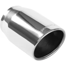 5in. Round Polished Exhaust Tip image 1