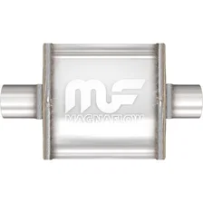 5 X 8in. Oval Straight-Through Performance Exhaust Muffler image 1
