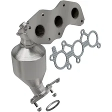 Front California Grade CARB Compliant Direct-Fit Manifold Catalytic Converter image 1