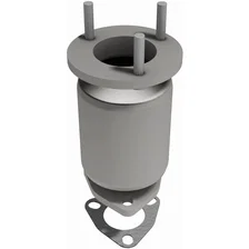 Front 1986-1987 Mazda B2000 2.0L California Grade CARB Compliant Direct-Fit Catalytic Converter image 4