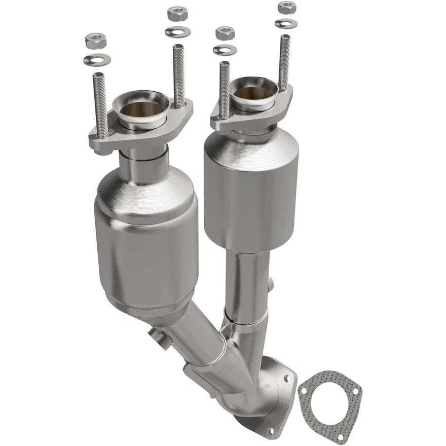 Front 2000-2001 Jeep Cherokee 4.0L California Grade CARB Compliant Direct-Fit Catalytic Converter