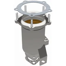 Front 1999-2001 Mazda Protege 1.6L California Grade CARB Compliant Direct-Fit Catalytic Converter image 2